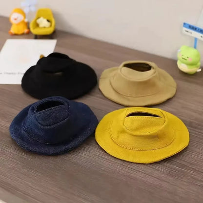 For 17cm LABUBU hat sit party macaron outfit doll bucket Hat Cute Doll Accessories Kids Girls Toys