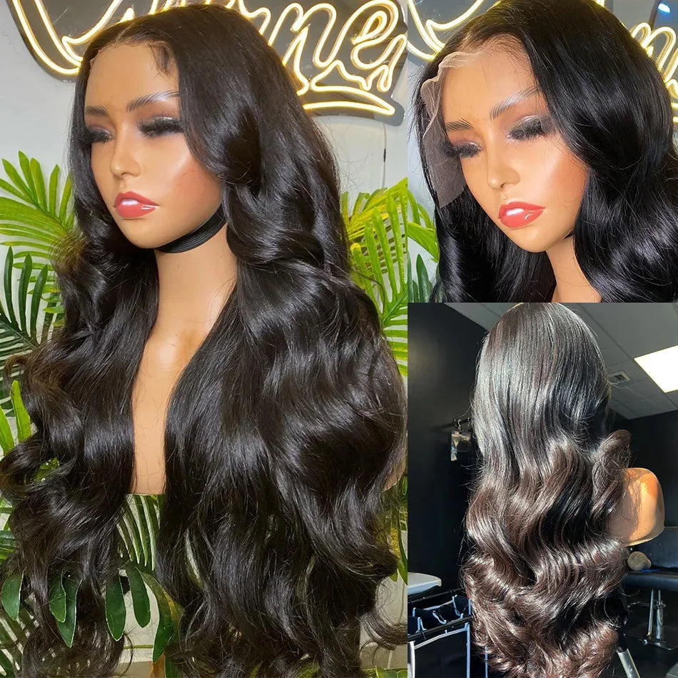 30 40 Inch Body Wave 13x4 13x6 Hd Lace Frontal Wigs For Brazilian Women Human Hair Wigs Lace Front Pre Plucked Human Hair Wig