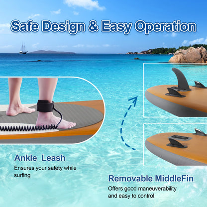 CADALENE Inflatable Paddle Board, Stand Up Paddle Board, Sup Board with Premium Sup Accessories, For Adults