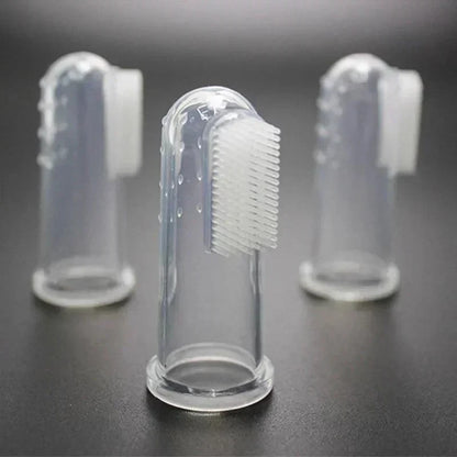 Super Soft Pet Finger Toothbrush Dog Brush Bad Breath Tartar Teeth Care Tool Dog Pet Supplies Cepillo Para Perro
