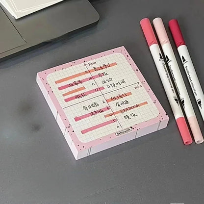 100 Pads/Pack Sticky Note Inches Posted it Sticky Note Pads Notepads Posits School Stationery office Supplies back to school