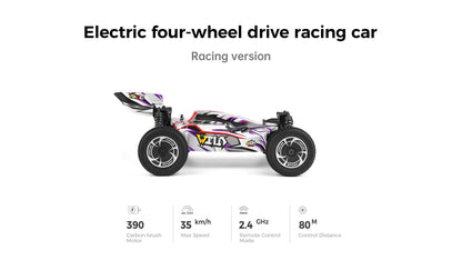 WLtoys 144016 Fast RC Cars 35KM/H OR 75KM/H 1/14 off Road 4WD Drift Toys,2.4G Remote Control Monster Truck for Adults and Kids