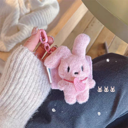 Kawaii Cartoon Rabbit Cute Plush Toys Doll Keychain Creative Backpack Pendant Decoration Kids Children Girls Boys Gifts