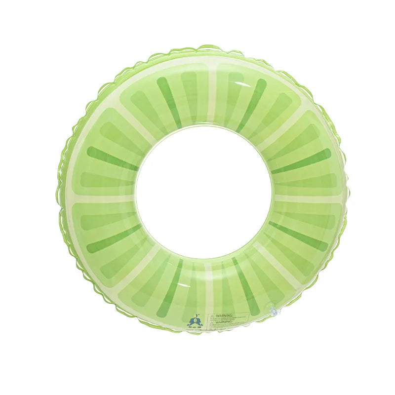 New internet celebrity Daisy Swim Circle Lucky Clover Transparent PVC Swim Circle