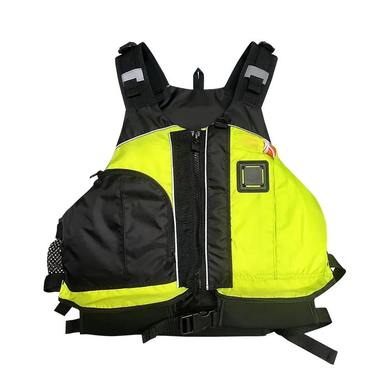 Jet Ski Life Vest for Men, Open-Sided, PFD Kayak Life Jacket, Survival Buoyancy Aids for Adults, 90 kg