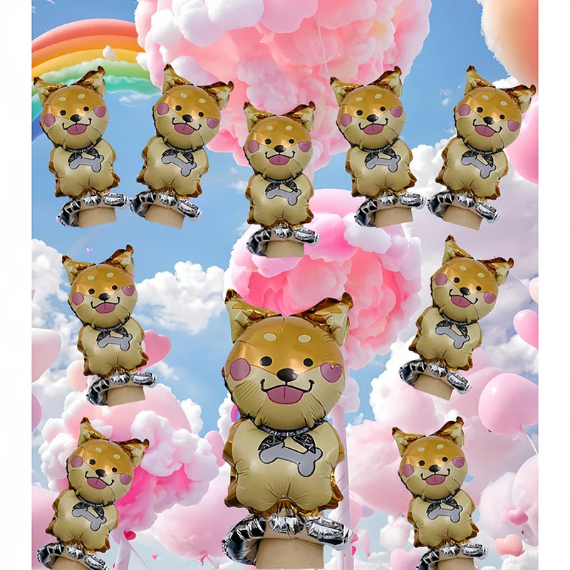 10pcs Cute Animal Hand Wearing Balloons Bear Rabbit Sheep Cat Wrist Ballon Birthday Party Decoration Kids Toys Baby Shower