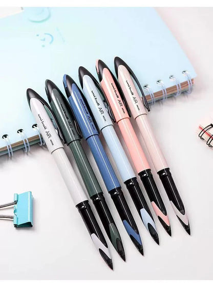 Uni Ball Air Micro Gel Rollerball Pen UBA-188 0.5/0.7MM Japanese Stationery Black Technology Straight Liquid Free Control Ink