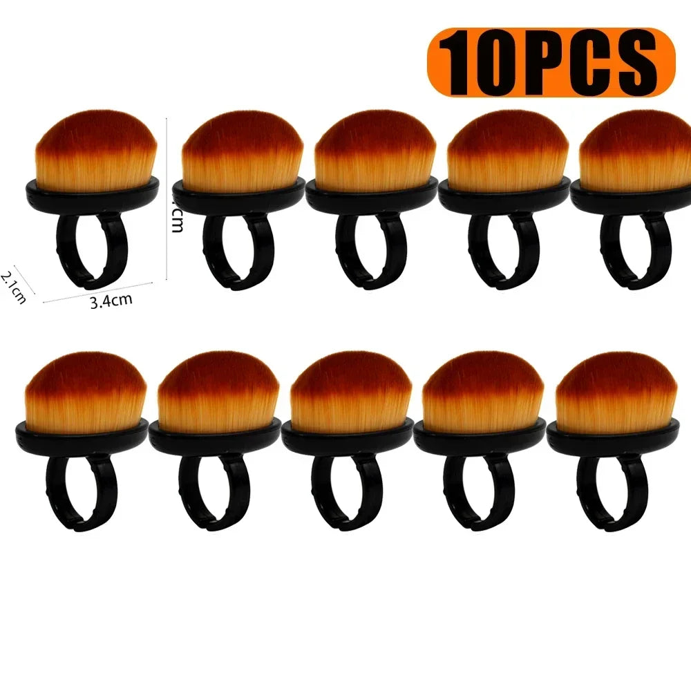 10pcs Professional Nail Dust Brush Art Brush Remove Gel Polish Powder Cleaning Tool Beauty Makeup Brushes Manicure Accessories
