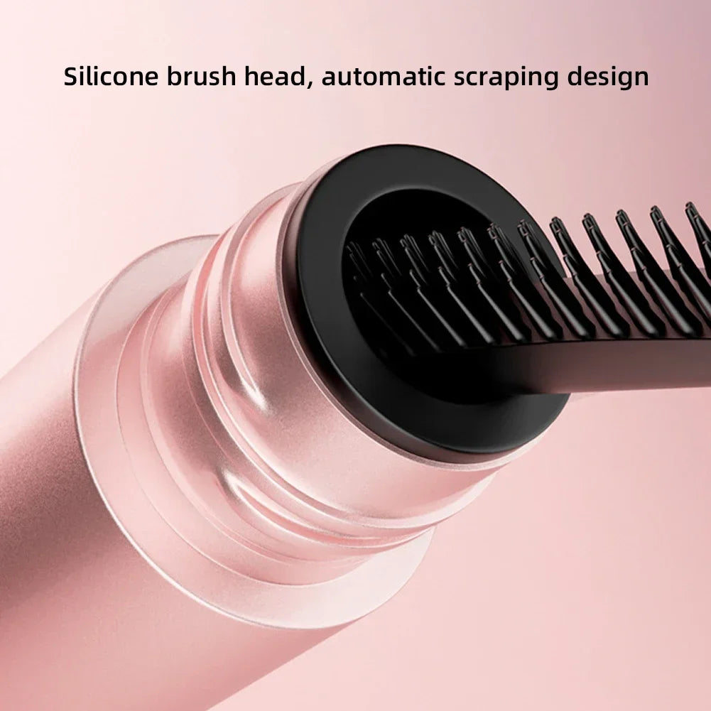 Silk Fiber Matte Mascara Makeup Ultra-Fine Brush Lengthens Eyelashes Waterproof Fast Dry Brown Black Curling Mascara Comestic