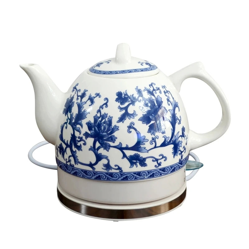 1L Electric Kettle Ceramic Tea Boiler Automatic Power off Detachable base Anti-dry protection kicthen tools Household health pot