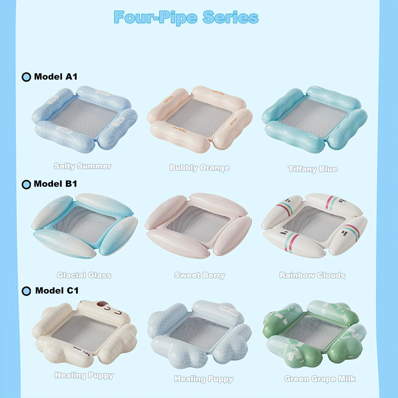 1PC Inflatable Pool Floats, Water Hammock Multi-Purpose Pool Float for Adults, Family Floating Bed for Pool Beach
