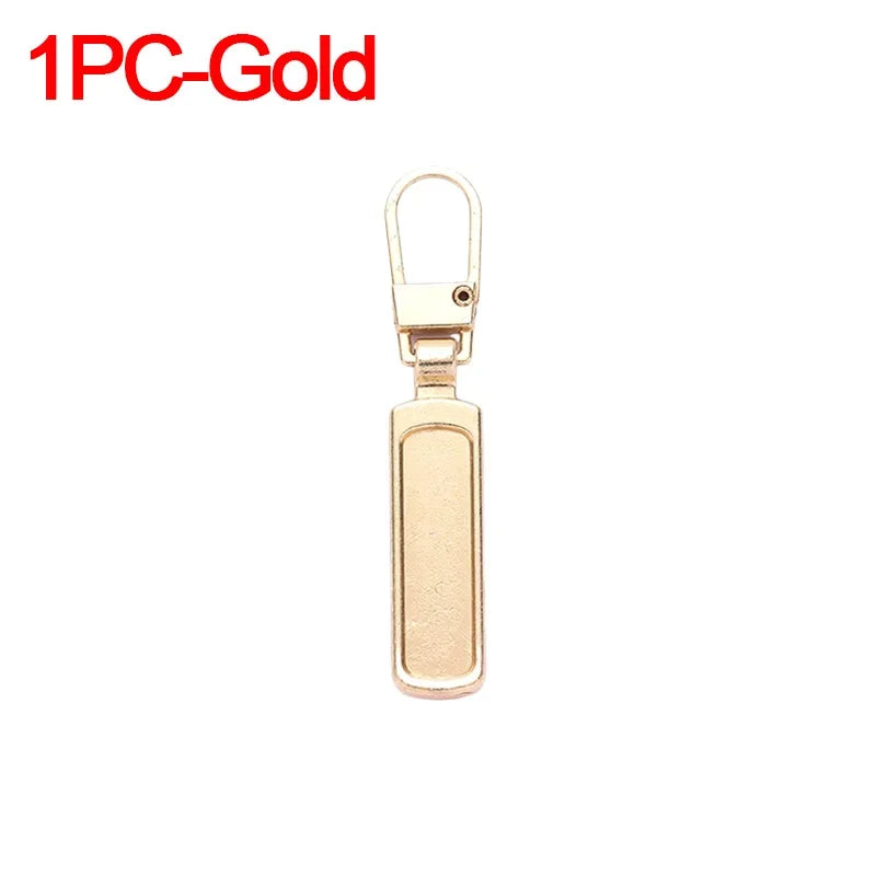 Detachable Zipper Puller Universal Replacement Tab Zippers Head Sliders Repair Kit for Suitcases Bags Clothing DIY Sewing Craft