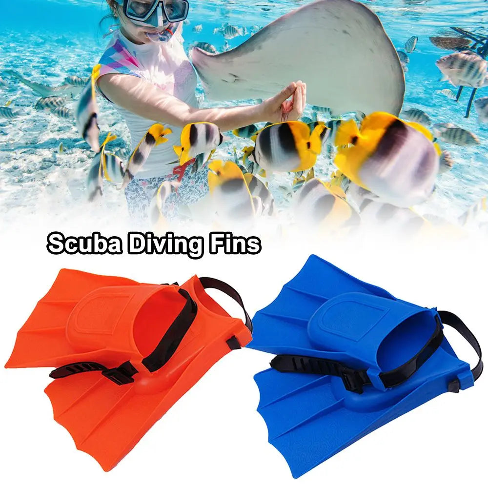Training Equipment Adjustable Child Swimming Fins Snorkeling Foot Flippers Diving Accessories Scuba Diving Fins
