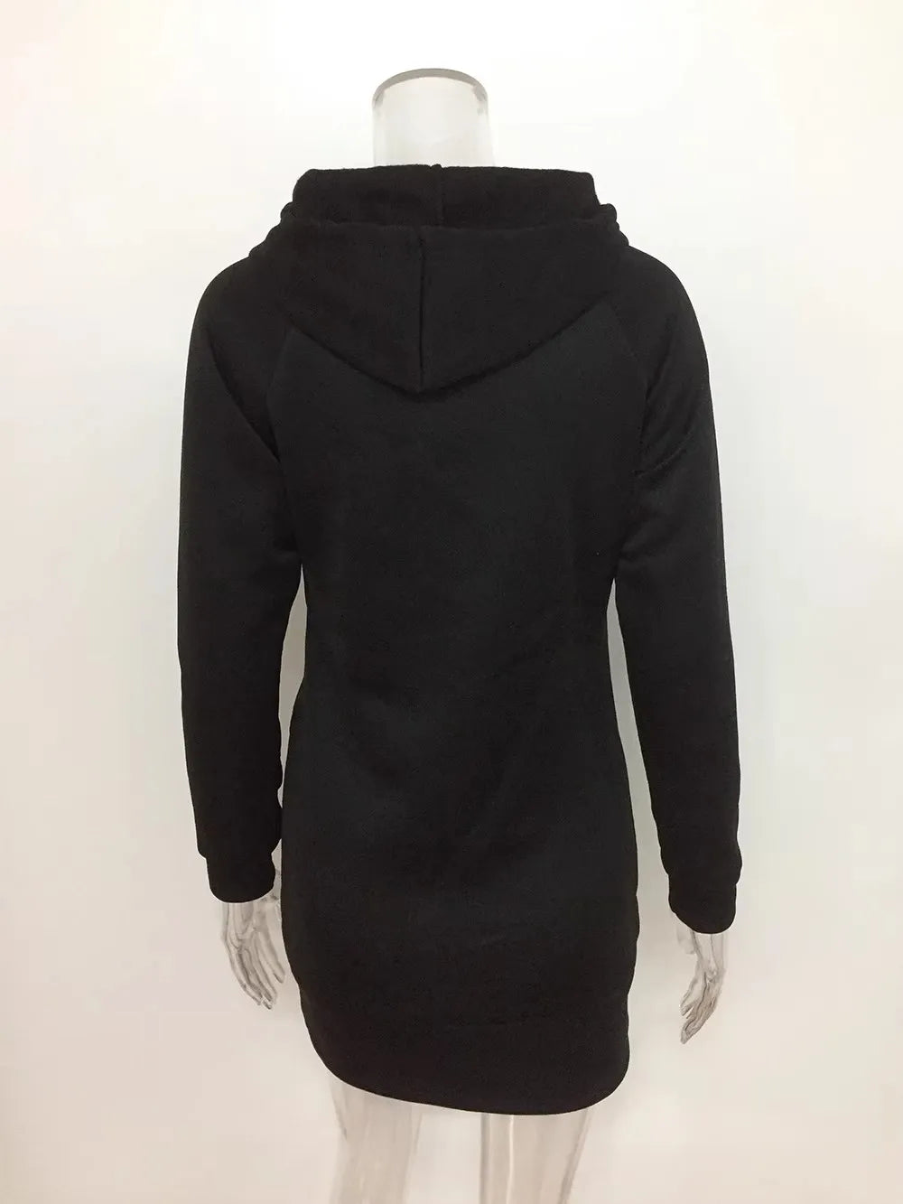 2024 woman Women's Clothing Dresses hot selling new hooded zipper pullover mid length hoodie dress in 5 colors and size 6 Dress