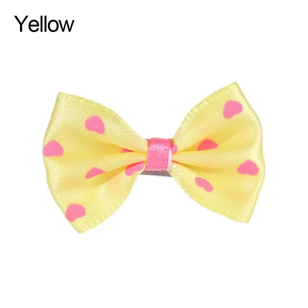 Hair Clips For Dogs Cat Sweet Bow Hairpins Colorful Hair Barrette Puppy Beauty Supplies Pet Butterfly Bows Pet Supplies