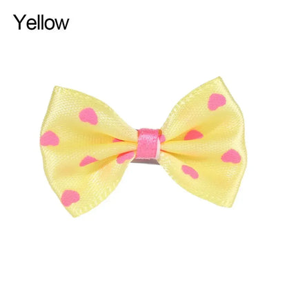 Hair Clips For Dogs Cat Sweet Bow Hairpins Colorful Hair Barrette Puppy Beauty Supplies Pet Butterfly Bows Pet Supplies