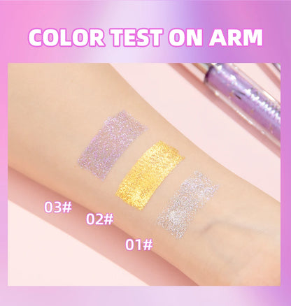 Diamond Glitter Mascara Fast Dry Eyelashes Curling Extension Makeup Waterproof Long-lasting Lengthens Eye Lash Black 4D Mascara
