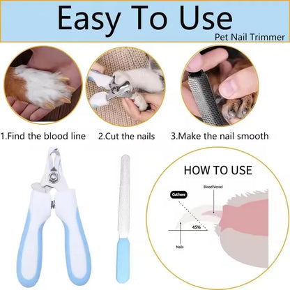 Pets Nail Clipper Dog Cat Nail Clippers Pet Claw Care Grooming Pet Supplies Dog Grooming Когтерезка Для Котов