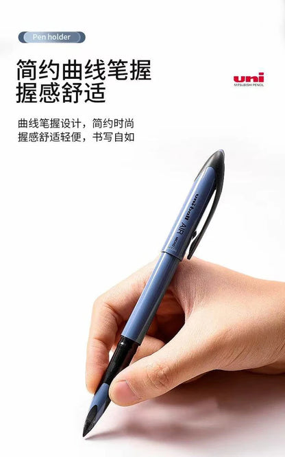 Uni Ball Air Micro Gel Rollerball Pen UBA-188 0.5/0.7MM Japanese Stationery Black Technology Straight Liquid Free Control Ink