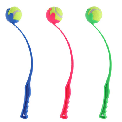 Pet Tennis Ball Launcher Stick - Interactive Outdoor Dog Funny Training Interactive Ball Picking Toy Training Toys Pet Supplies