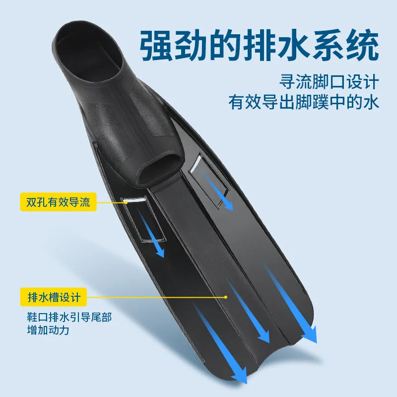 Swimming Fins Professional Adult Free Diving and Snorkeling Fins Diving Equipment Water Sports 2025 New UNISEX