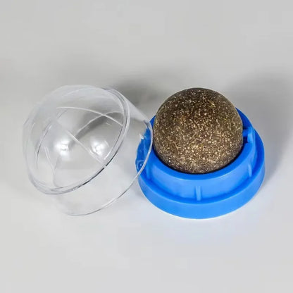 Catnip Balls Funny Lickable Cat Snack Catnip Balls Kitten Playing Chewing Cleaning Teeth Toy for Small Medium Cats Pet Supplies