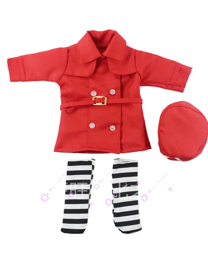 Doll Clothes Pretty Dresses Coat Daily Clothing Fashion Set For 43CM Baby Doll&18Inch American Doll,Girl Toys DIY Gifts