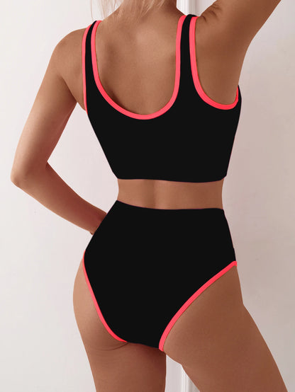 Cover Belly Sexy High Waist Bikinis Women Swimwear Female Swimsuit For Swim Wear Bathing Suits Bikini Set Beachwear Pool Bather