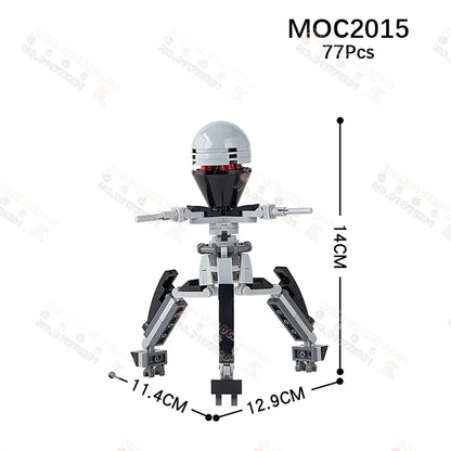 Sci-Fi Movie Series Droid Building Blocks Creative Mini Collector Turret Robot Annihilator Robot Model Bricks Toys For Kids Gift