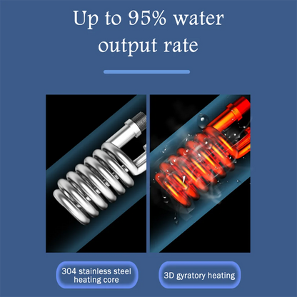 5500W 220V 110V Electric Instant Water Heater Tankless Kitchen Home Bathroom Shower Fast Hot Water LCD Digital Display 히터 순간온수기