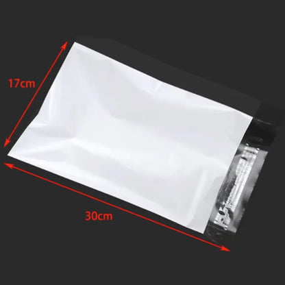 Bulk White Self-Seal Adhesive Courier Bags for Express Delivery - Plastic Packaging Pouches Envelope Storage Mail Envelope