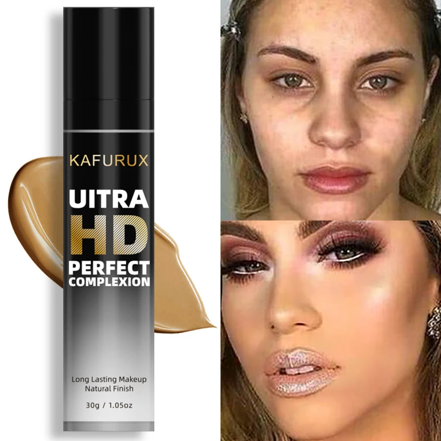 8 color Face Foundation Cream Oil-Control Waterproof Natural BB Cream Lasting Concealer Liquid Full Coverage Matte Base Makeup