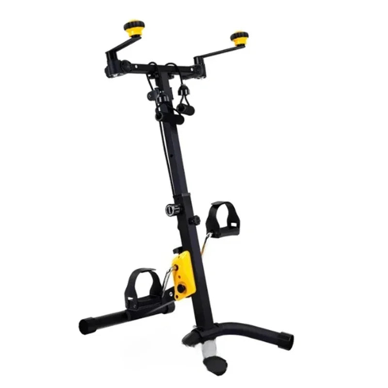 Indoor Mini Fitness Exercise Bike Treadmill Vertical Rehabilitation Bicycle Handrail Cycling Stepper Leg Pedal Trainer new