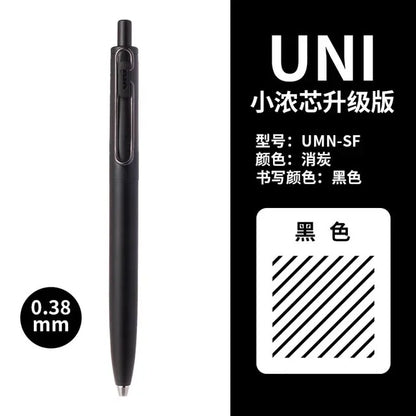 New Japan UNI Small Thick Core Gel Pen UMN-SF Summer Limited Thick Black Uniball One Low Center of Gravity Uniball Signature Pen