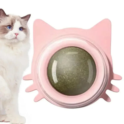 Catnip Balls Funny Lickable Cat Snack Catnip Balls Kitten Playing Chewing Cleaning Teeth Toy For pet supplies Small Medium Cats