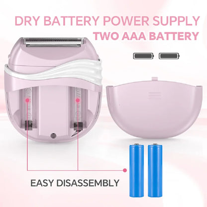 Women's Epilator Electric Hair Shaver Mini Hair Removal Trimmer Portable Body Hair Remover Razor Armpit Arm Leg Hair Epilator