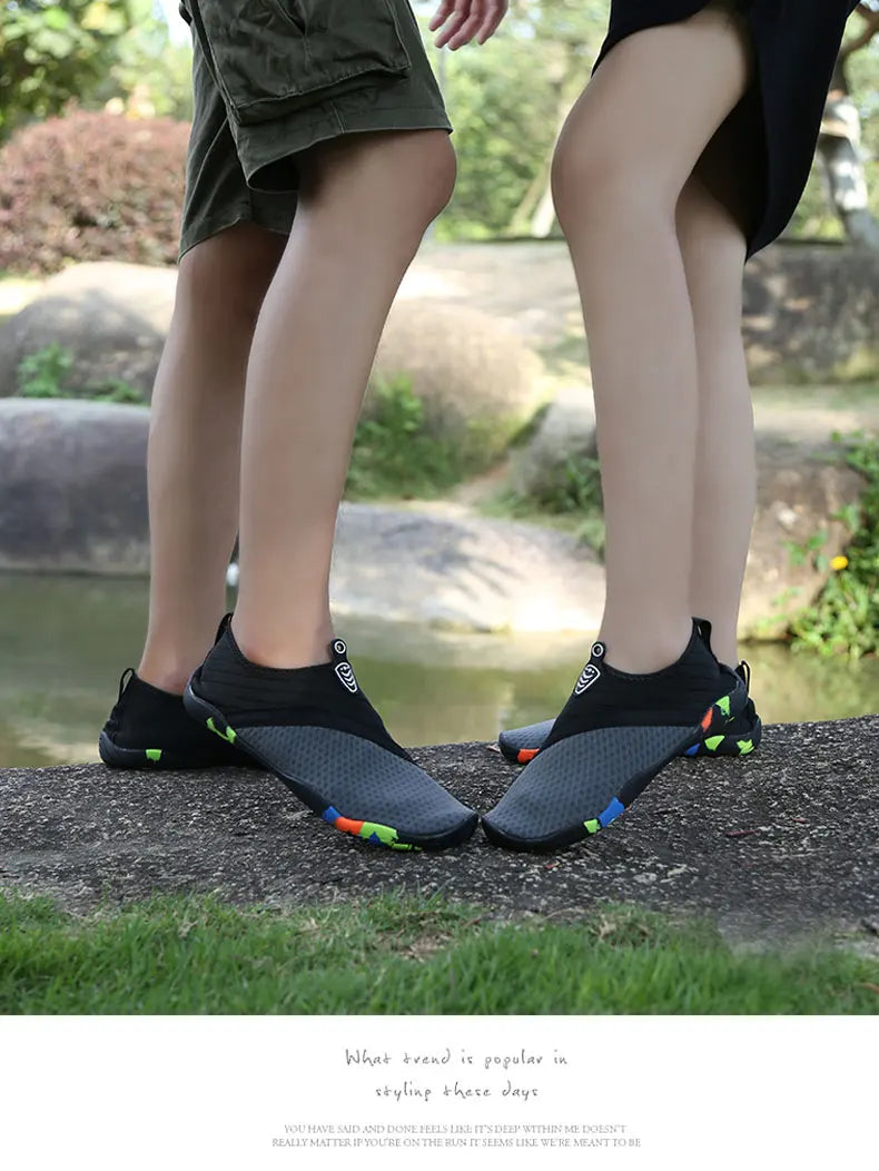 Men Women Aqua Shoes Sneakers Quick Dry Swimming Footwear Unisex Outdoor Breathable Upstream Beach Shoes 35-45#