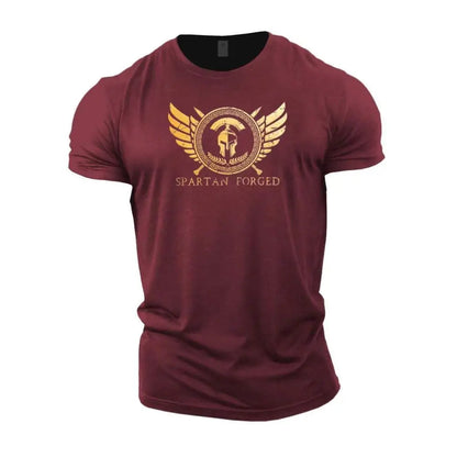 2023 Super New Spartan Warrior Fitness Sports 3D Printed T-shirt Unisex Short Sleeve Breathable Outdoor Casual Street Top 6XL