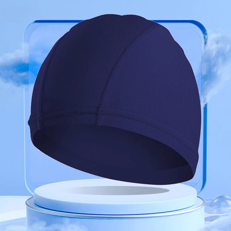 Ultra thin Bathing Caps Free Size Comfortable Swimming Caps For Men Women Elastic Nylon Ear Protection Long Hair Swimming Hat