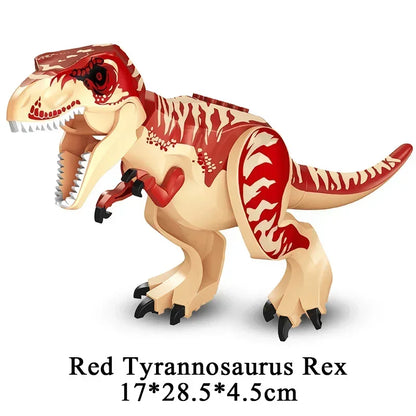 Great Value!!! Mosasaurus Jurassic World Park Dinosaurs Rex Indoraptor Triceratops Indominus Building Block Toys Dinosaur Gift