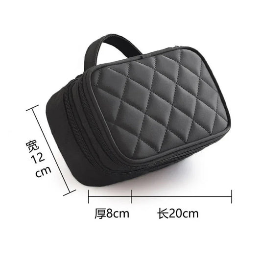 Women's cosmetic bag Double layer Waterproof makeup bag travel essentials organizer large capacity Multifunction toiletry bag
