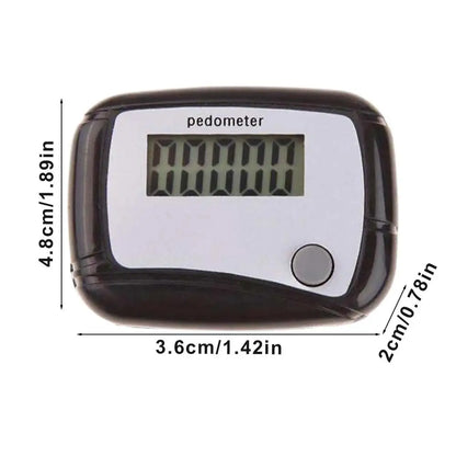 Pedometer for Walking Digital Fitness Sports Walk Meter 3D Step Pedometer for Sports Running Training Hiking Backpacking Travel