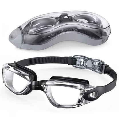 Swimming Goggles Professional Waterproof Swim Eyewear Glasses Anti-fog 100% UV Protection No Leaking For Adult Men Women Youth