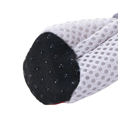 Safe Anti-slip with Reflective Stripe Hot Pavement Mesh for Poodle Yorkshire Pet Supplies Dog Shoes Pet Rain Boots Dog Boots