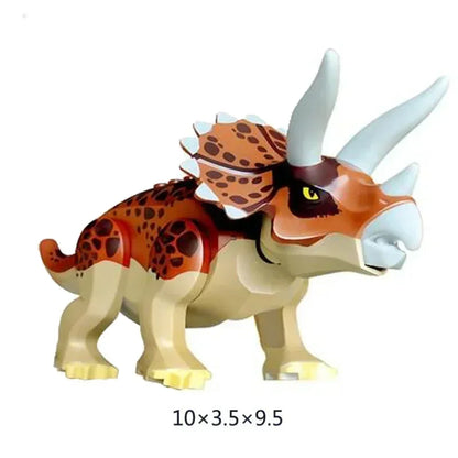 Great Value!!! Mosasaurus Jurassic World Park Dinosaurs Rex Indoraptor Triceratops Indominus Building Block Toys Dinosaur Gift