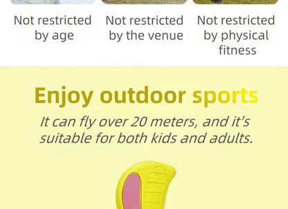 1PC Boomerang Children's Game Pet Toy Parent Child Interactive Toy Educational Outdoor Stress Relieving Toys Spinning Frisbee
