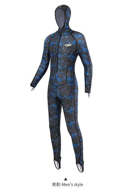 0.5MM Lycra Swimsuit Women Men Summer Suits Fishing Diving Surfing Snorkeling Kayaking Camouflage Adult Full Body