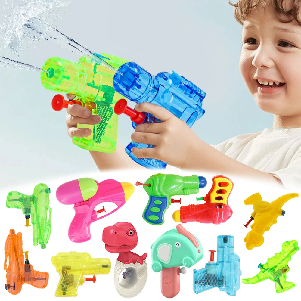Children Mini Water Gun Toys Summer Outdoor Sports Party Activity Toys Plastic Multiple Styles Children Day Gifts for Kids TMZ