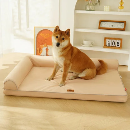 Cat Beds for Large Dogs Washable Removable Waterproof Pillow Cover and Anti-Slip Bottom Basket House Pet Supplies Accessories