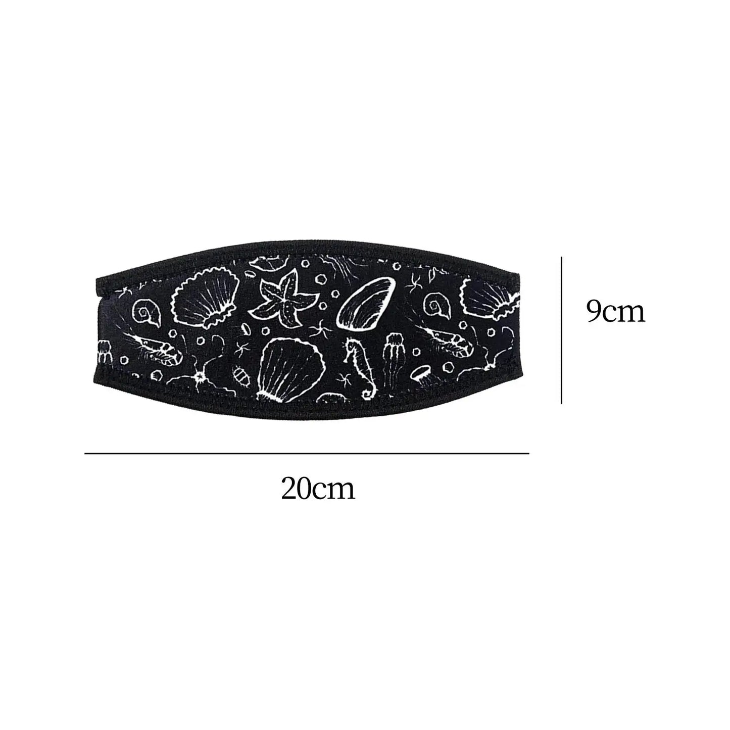 Dive Mask Strap Cover Neoprene Easily Install Diving Glasses Strap Cover